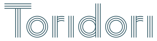 toridori logo blue - stationary menu bar